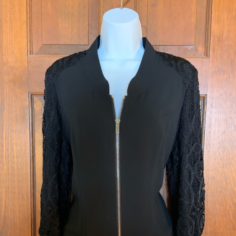 Women’s spandex and lace jacket